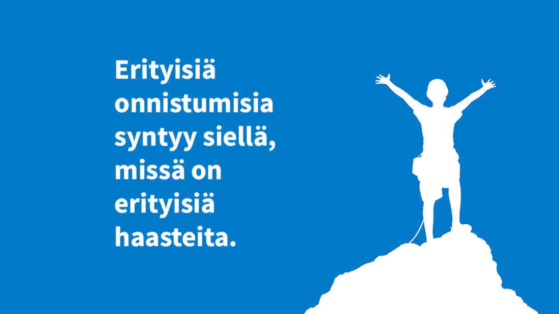 Tsemppikortti: Erityisiä onnistumisia syntyy siellä, missä on erityisiä haasteita.