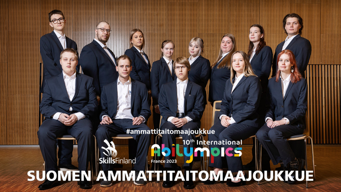 Yhteiskuva suomen ammattitaitomaajoukkueesta.