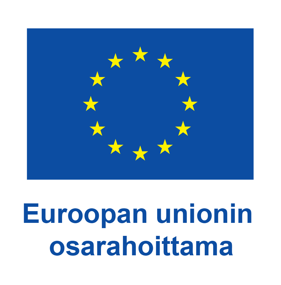 Eu:n lippu ja teksti Euroopan unionin osarahoittama.