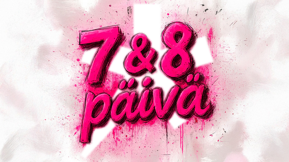 Kuvassa lukee 7 & 8 päivä.
