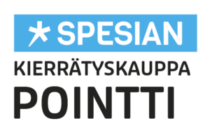 Spesian kierrätykauppa pointti.
